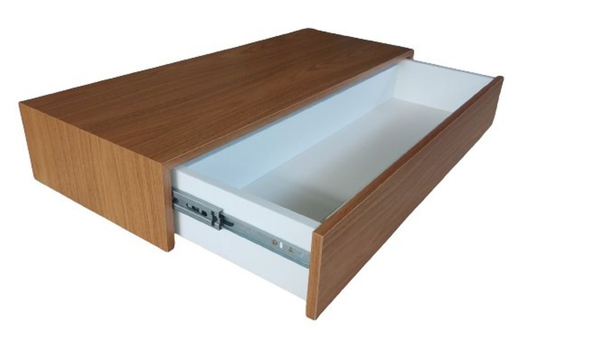 Mesa Suspensa Parede Uma Gaveta Madeirado 80x35x12