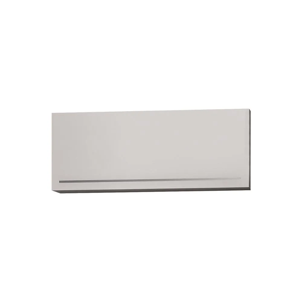 porta de mdf branco com puxador de aluminio119x49