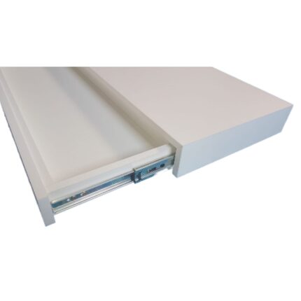 aparador suspenso com uma gaveta branco 70x40x15