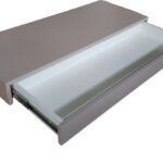 aparador suspenso com gaveta madeirado 105x25x20