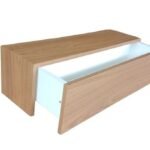 aparador suspenso com gaveta madeirado 105x20x20