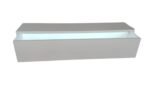 aparador suspenso com gaveta Off White 60x20x20 - Imagem 2
