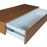 Mesa Suspensa Parede Uma Gaveta Madeirado 80x35x12