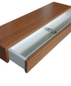 Aparador Suspenso Mdf Madeirado Com Gaveta 60x20x10