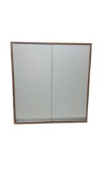 armário suspenso com duas portas freijó/branco129x30x50 - Imagem 2