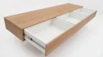 bancada suspensa buffet hall mdf três gavetas 157x40x15 - Imagem 2