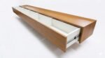 bancada suspensa buffet hall mdf cinco gavetas 210x40x15 - Imagem 5