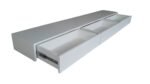 bancada suspensa buffet hall mdf três gavetas 170x40x15 - Imagem 3